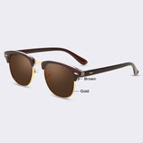 AOFLY CLASSIC Half Metal Sunglasses Men Women