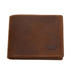 JEEP BULUO Luxury Brand Cow Genuine Leather Men Wallet
