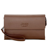 JEEP BULUO Luxury Brand Male Leather Purse Men Wallet