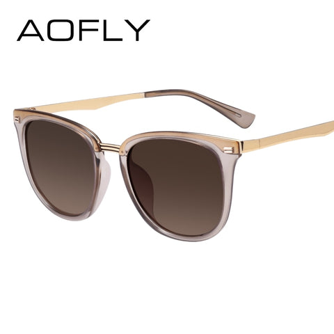 AOFLY Fashion Women's Polarized Sunglasses Vintage Women