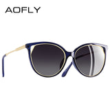 AOFLY BRAND DESIGN Cat Eye Sunglasses Women