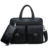 JEEP BULUO Men Business Bag For 13'3 inch Laptop Briefcase