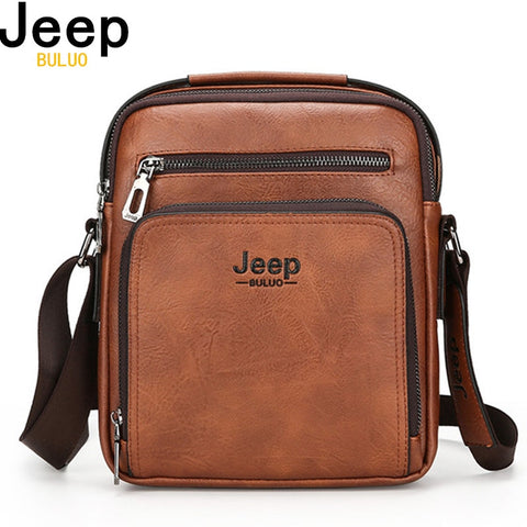Jeep Brand Man Leather Bag High Quality