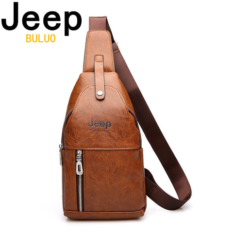 JEEP BULUO Fashion Capacity Man's Chest Bag