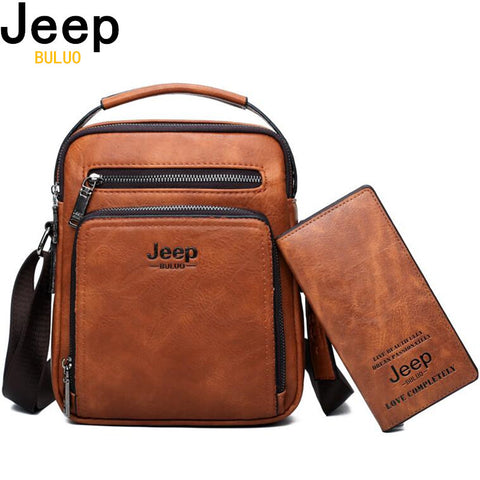 JEEP BULUO Brand Handbag Men Messenger Bags