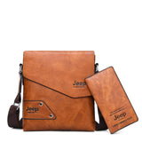 Man Leather Bag Jeep Brand Shoulder Crossbody Bag