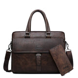 JEEP BULUO Brand Men Tote Casual Briefcase
