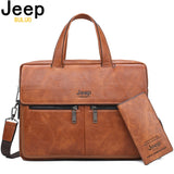 JEEP BULUO Famous Brand Men Briefcase