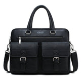 JEEP BULUO Men Business Bag For 13'3 inch Laptop Briefcase