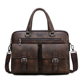 JEEP BULUO Men Business Bag For 13'3 inch Laptop Briefcase