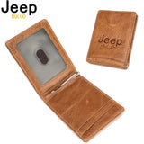 JEEP BULUO Genuine Leather Wallet For Women