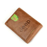 JEEP BULUO Genuine Leather Wallet For Women