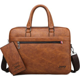JEEP BULUO Famous Brand Men Briefcase
