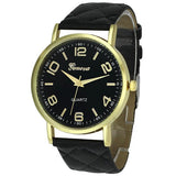 quartz watch Red  Geneva watch Women