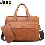 JEEP BULUO Famous Brand Men Briefcase