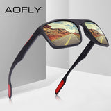 AOFLY DESIGN Ultralight TR90 Polarized Sunglasses Men