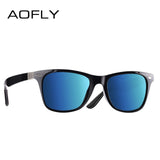 AOFLY NEW DESIGN Ultralight TR90 Polarized Sunglasses Men