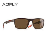 AOFLY DESIGN Ultralight TR90 Polarized Sunglasses Men
