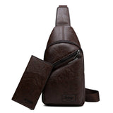 JEEP BULUO Brand Men Sling Chest Bags