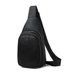 JEEP BULUO Brand Men Sling Bags High Quality Leather Chest Bag