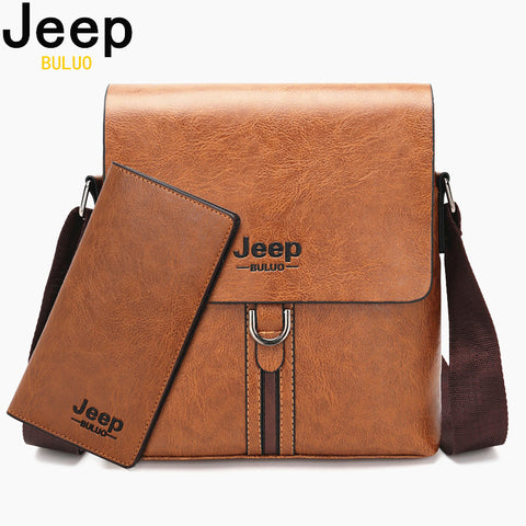 JEEP BULUO Famous Brand Men Shoulder Bag High Quality